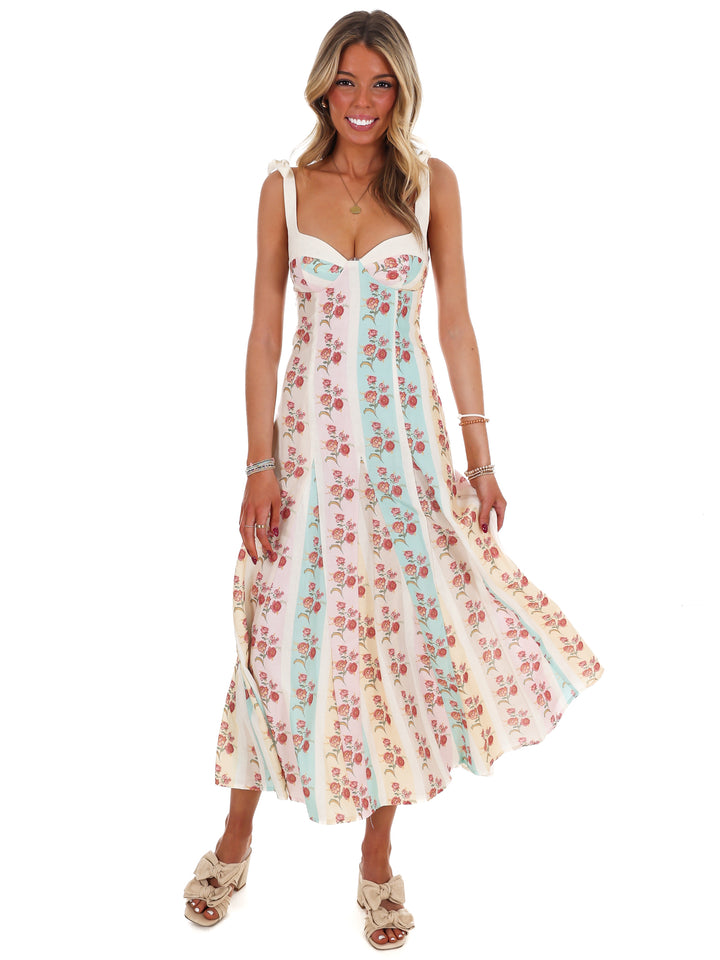 Floral Whimsy Maxi Dress