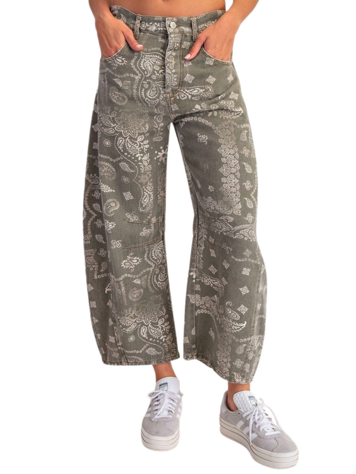 Nomad Bandana Barrel Jeans
