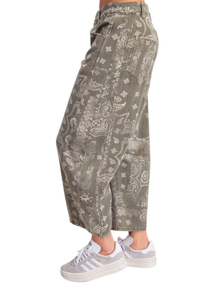 Nomad Bandana Barrel Jeans