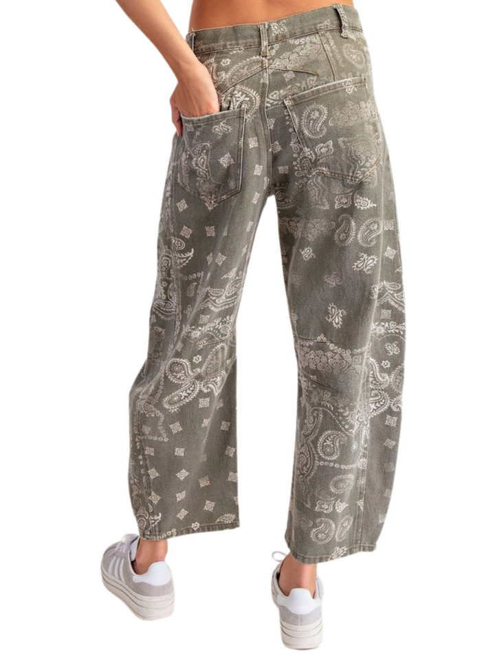 Nomad Bandana Barrel Jeans