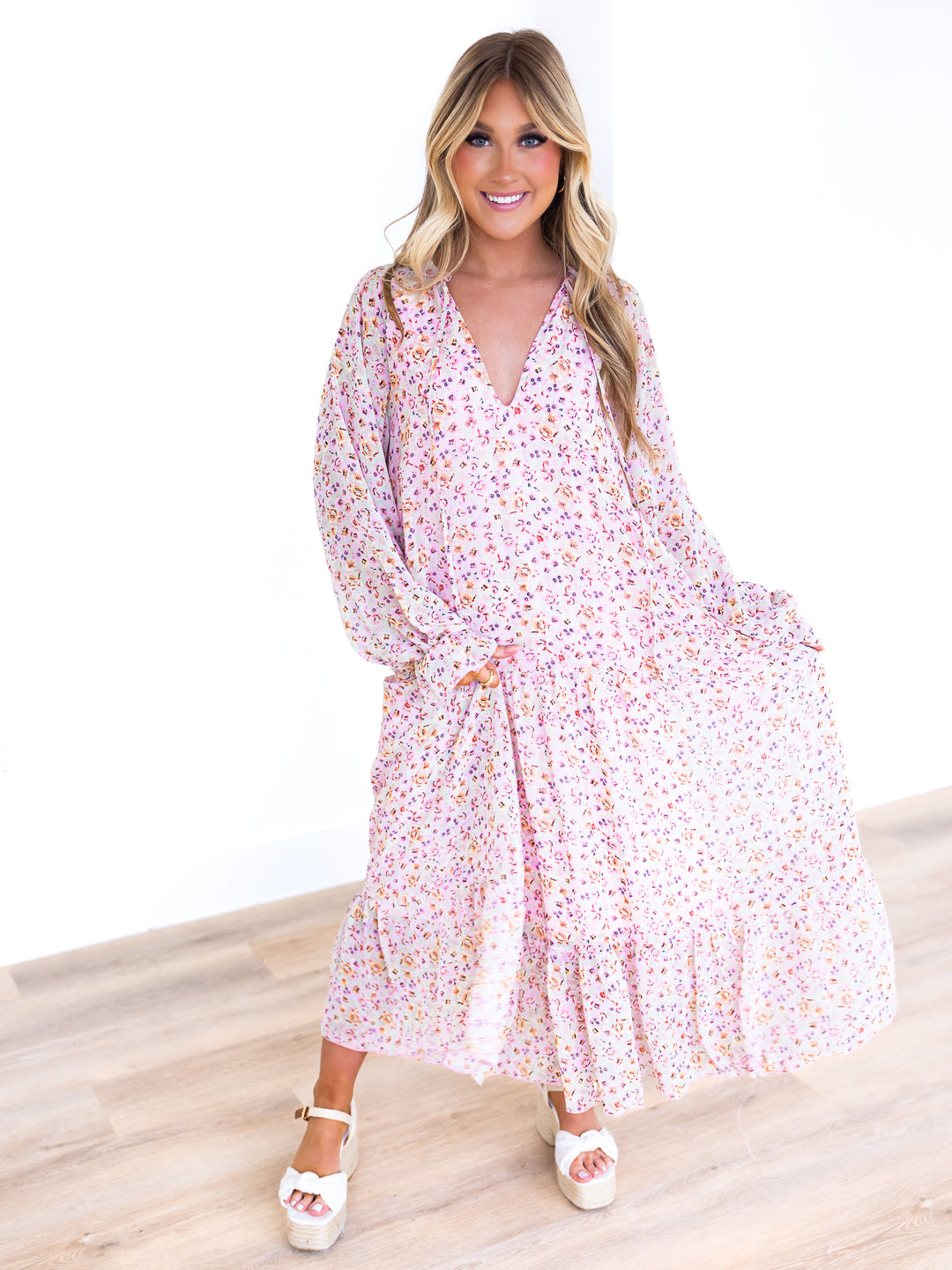 You Belong Floral Maxi Dress