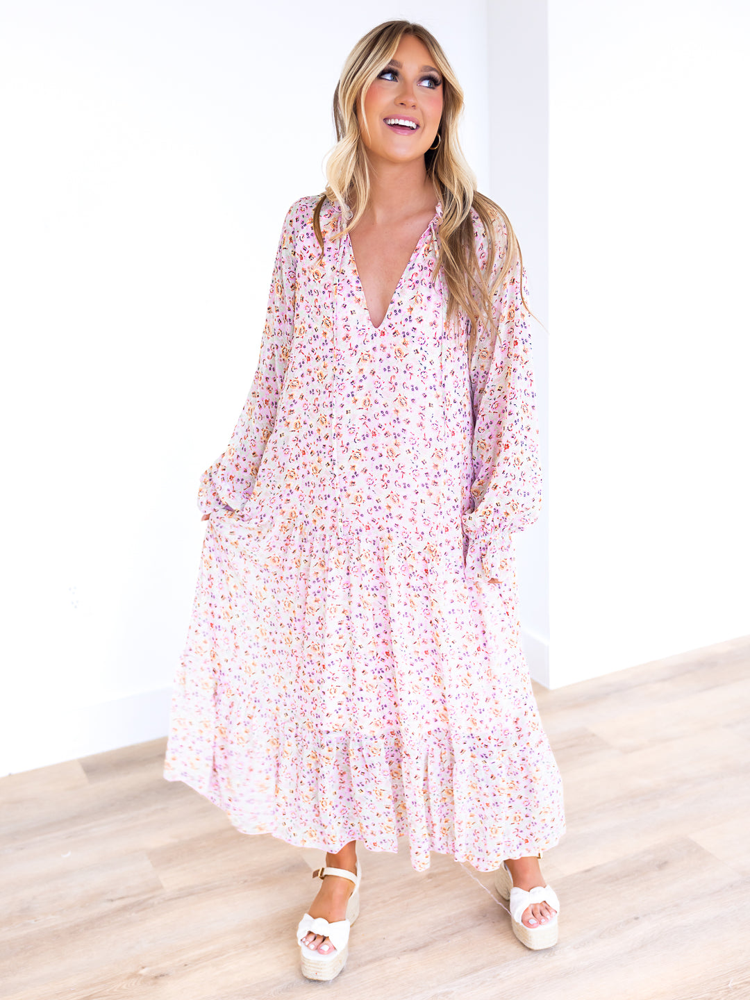 You Belong Floral Maxi Dress