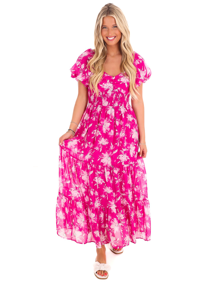 Wishful Thinking Floral Maxi Dress