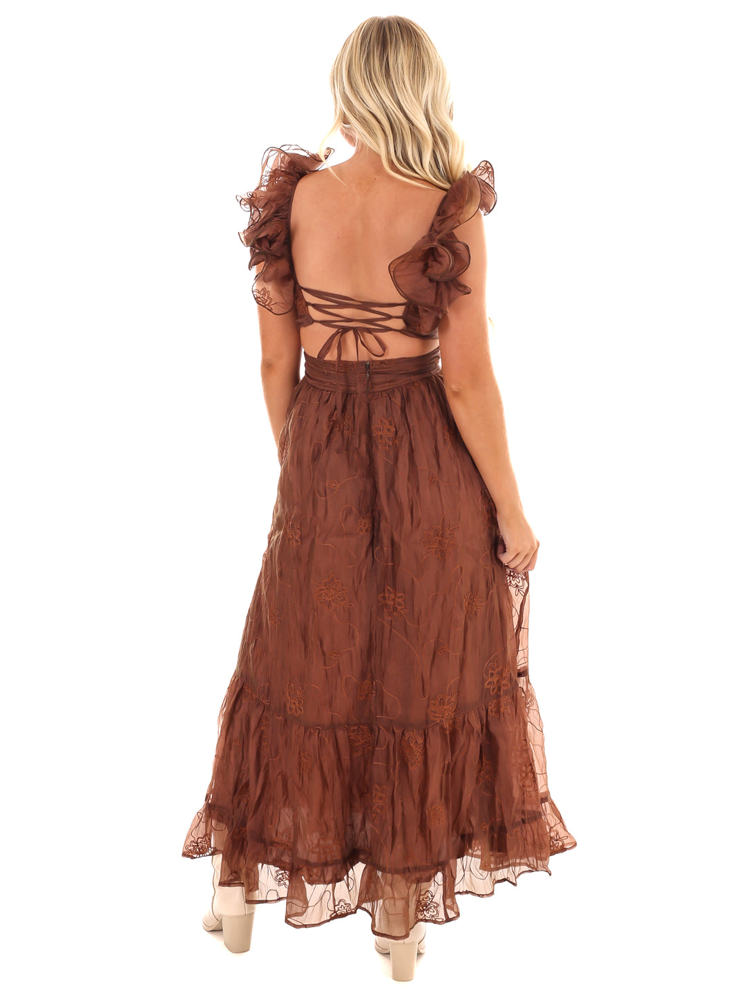 A Vision in Floral Embroidered Maxi Dress Josie's Boutique A Vision in Floral Embroidered Maxi Dress Josie's Boutique
