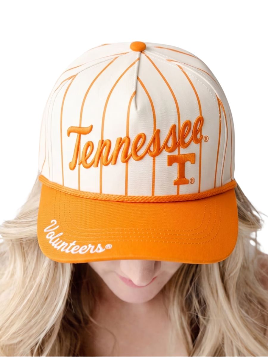 Tennessee Pinstripe Canva Trucker Hat