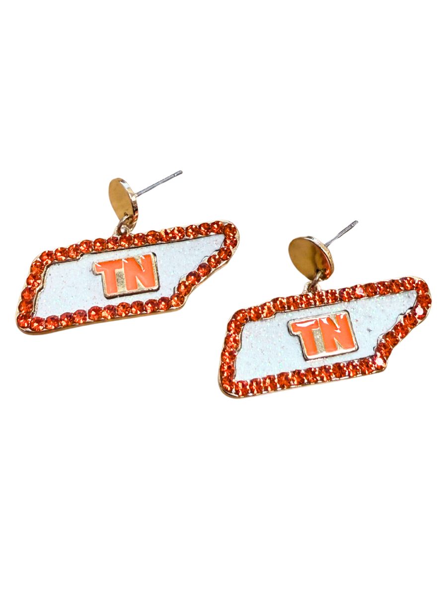 TN State Dangle Earrings