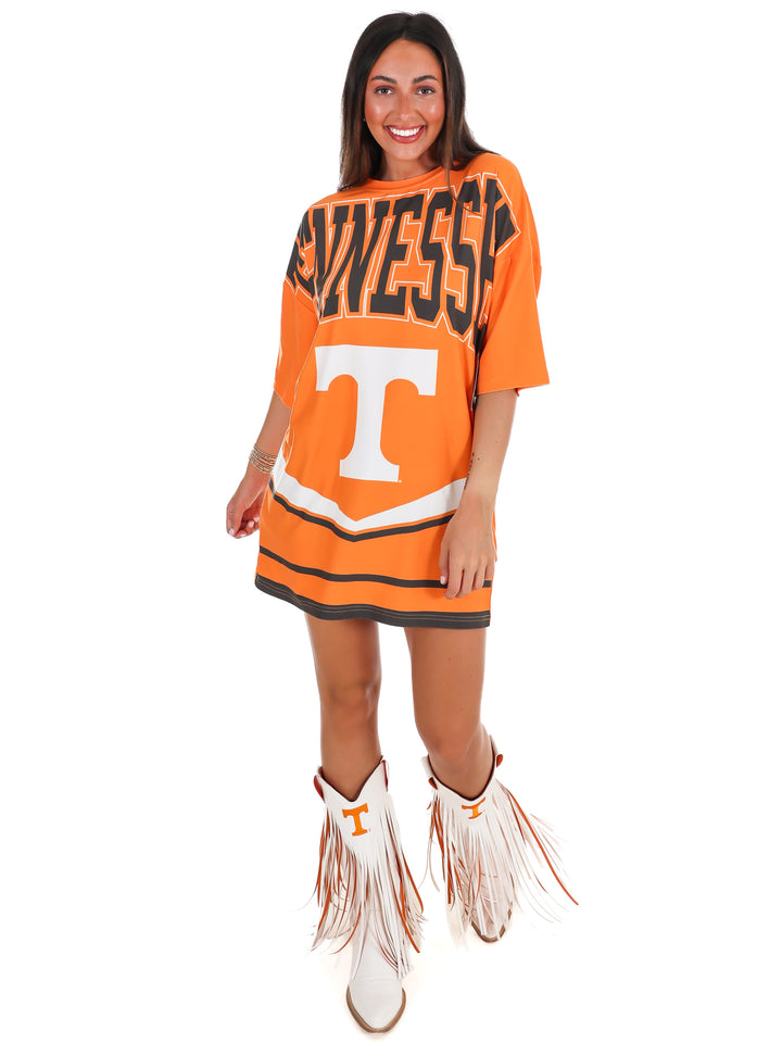 University of Tennessee Mosaic Shirt Dress