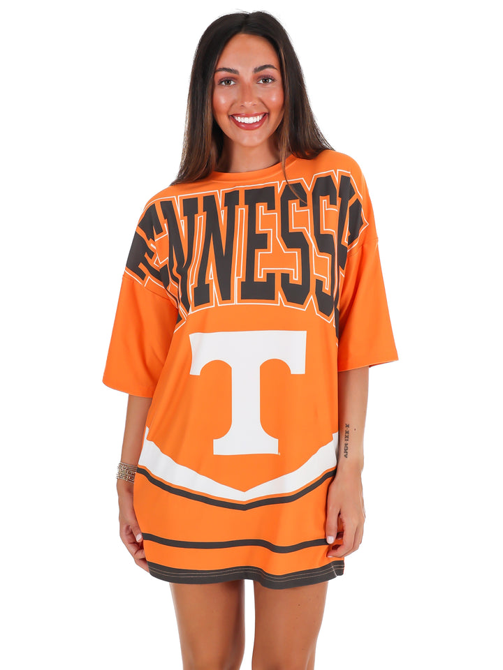 University of Tennessee Mosaic Shirt Dress