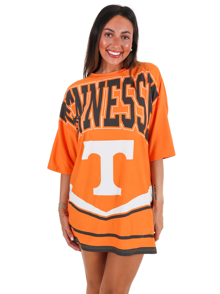 University of Tennessee Mosaic Shirt Dress