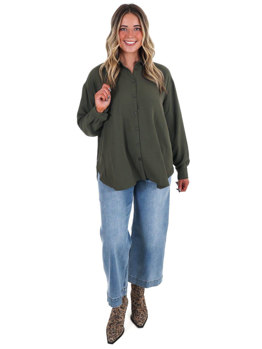 Cloudlight Button Up Top