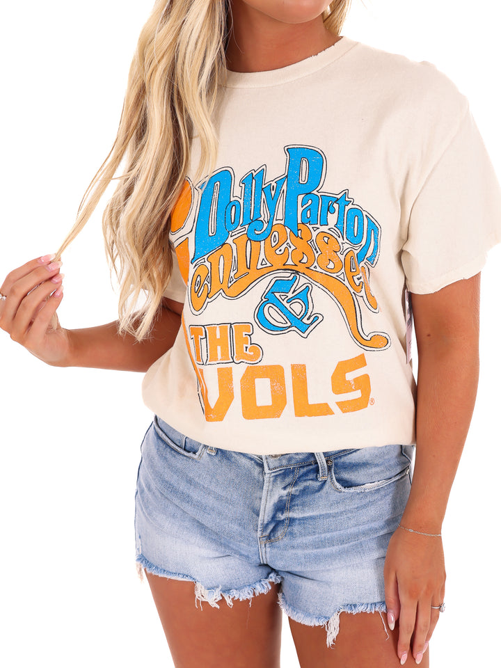 I Heart Dolly & the Vols Thrifted Tee