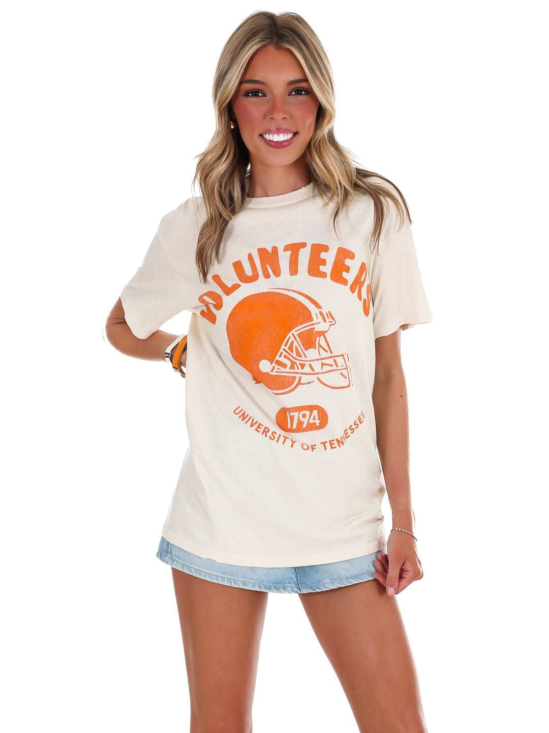 Tennessee Vols Varsity Stamp Thrifted Tee