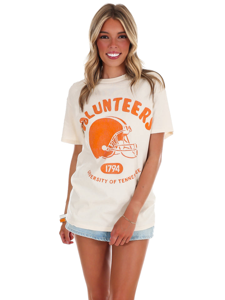 Tennessee Vols Varsity Stamp Thrifted Tee