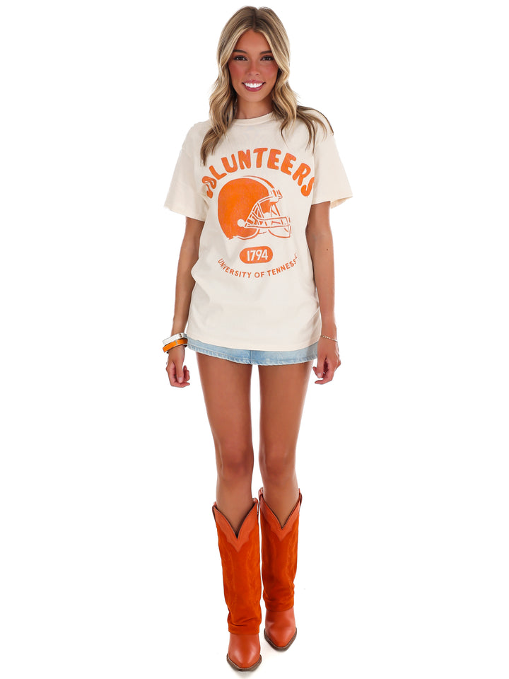 Tennessee Vols Varsity Stamp Thrifted Tee