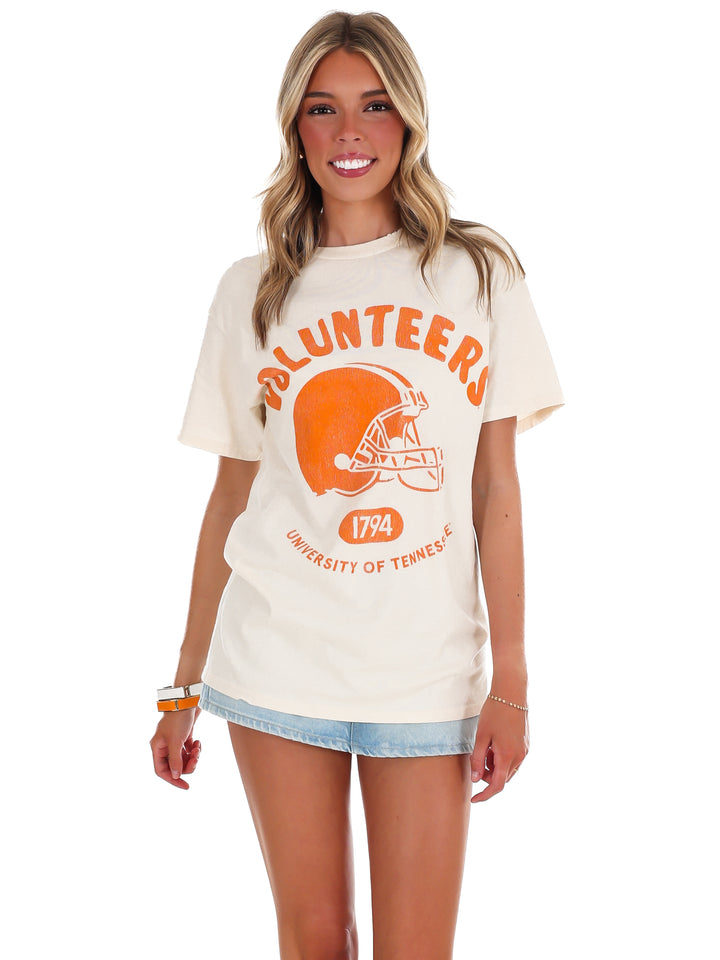 Tennessee Vols Varsity Stamp Thrifted Tee
