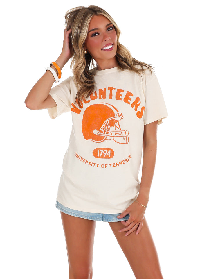 Tennessee Vols Varsity Stamp Thrifted Tee