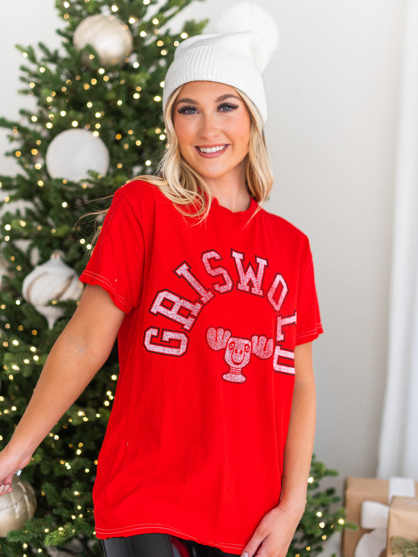 Griswold Red Thrifted Tee