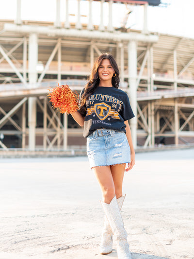 Vols Pep Rally Thrifted Tee