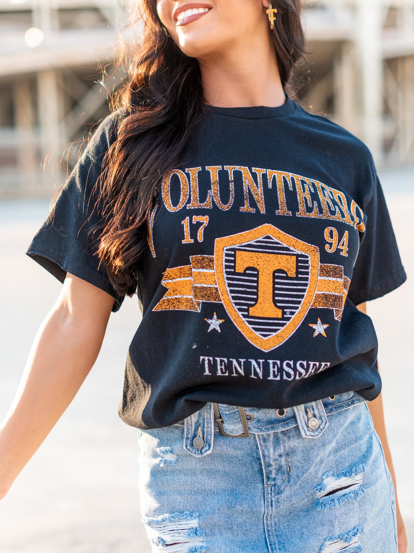 Vols Pep Rally Thrifted Tee