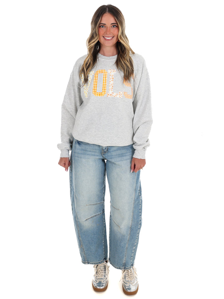 Vols Quilted Puff Ink Thrifted Sweatshirt