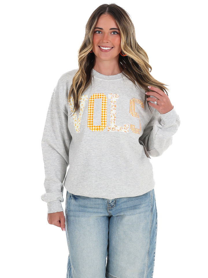 Vols Quilted Puff Ink Thrifted Sweatshirt