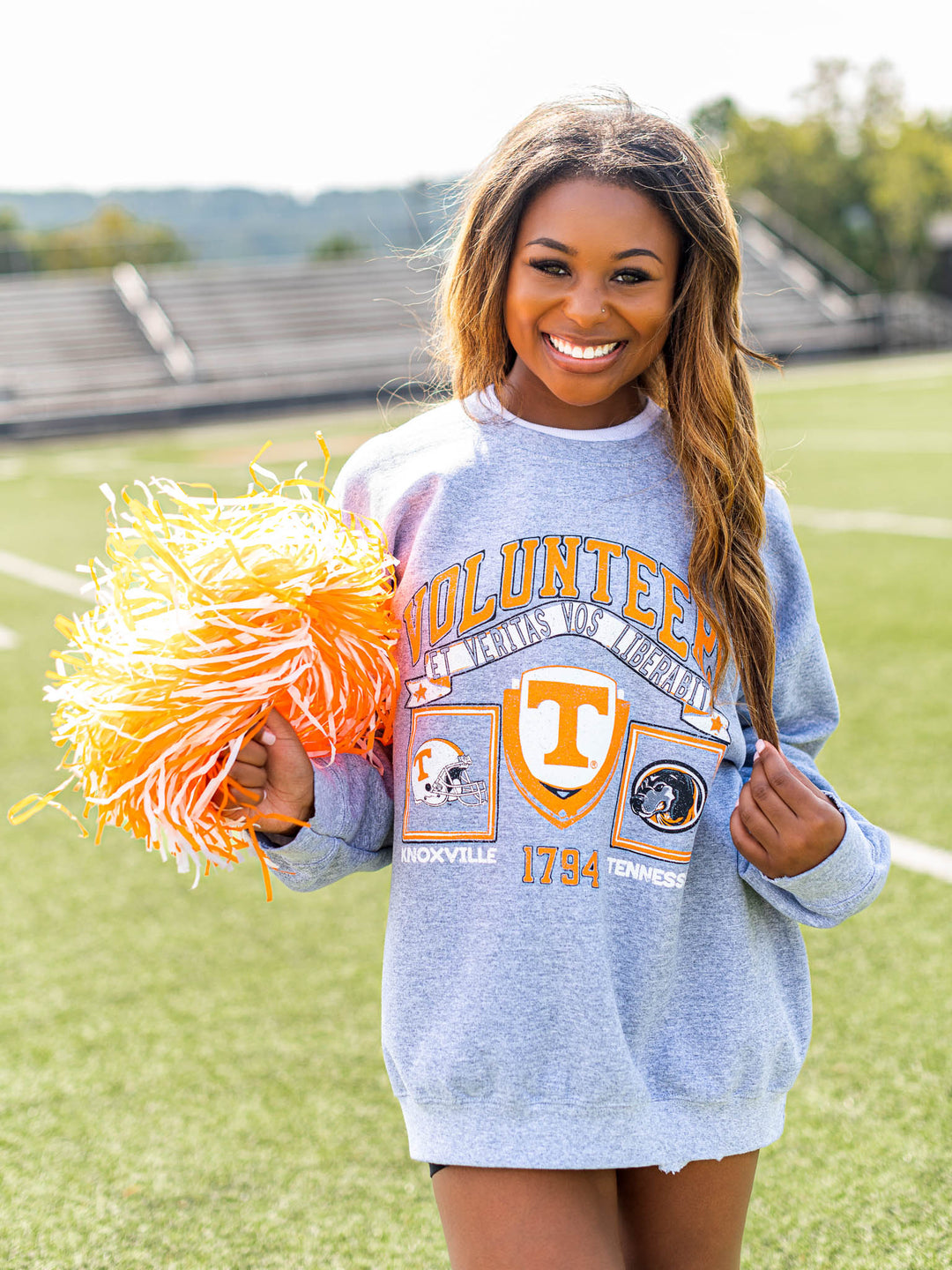 Vols Prep Patch Thrifted Sweatshirt - Main Image