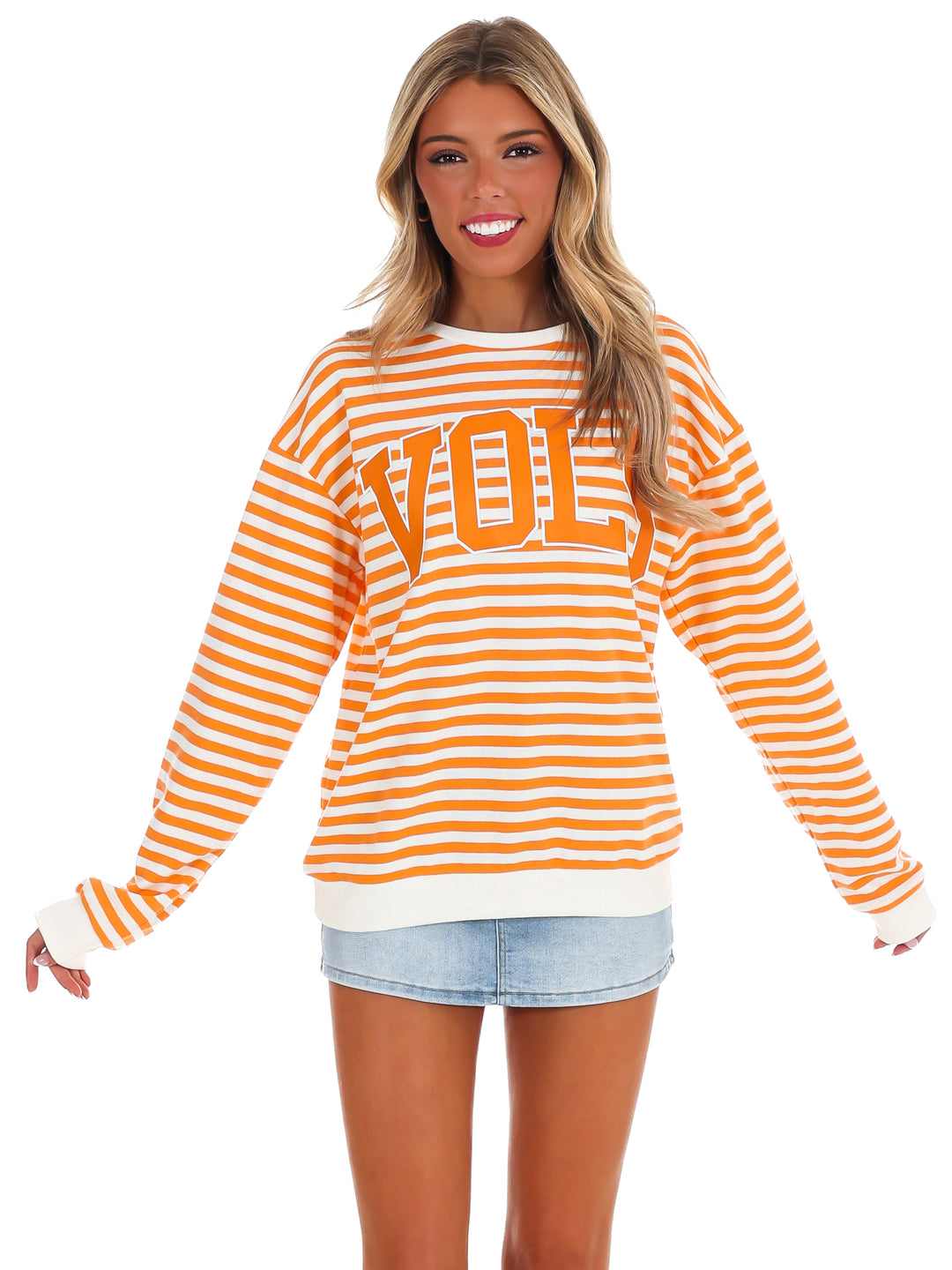 Tennessee Vols Classic Arch Stripe Hi Dive Sweatshirt