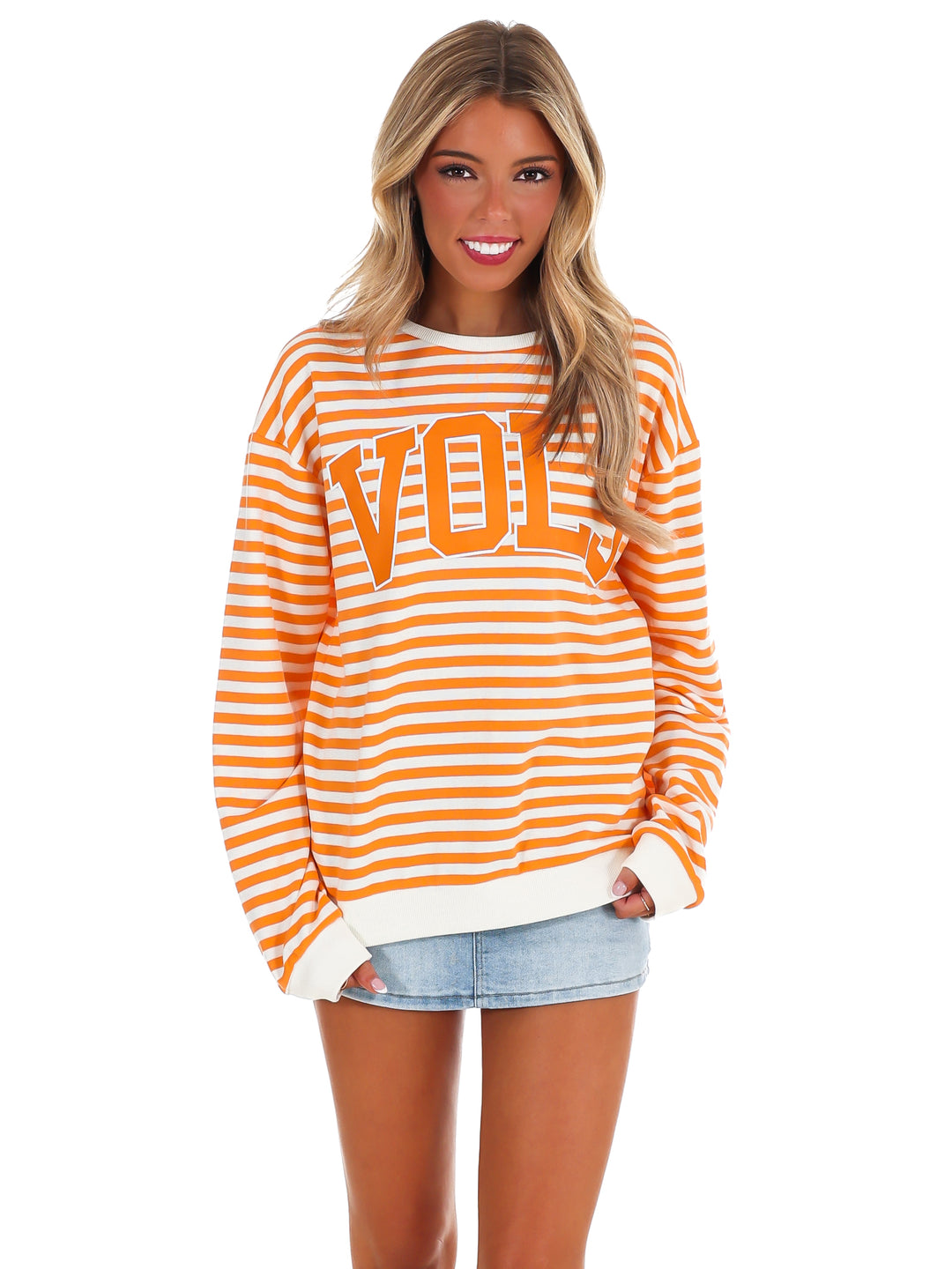 Tennessee Vols Classic Arch Stripe Hi Dive Sweatshirt