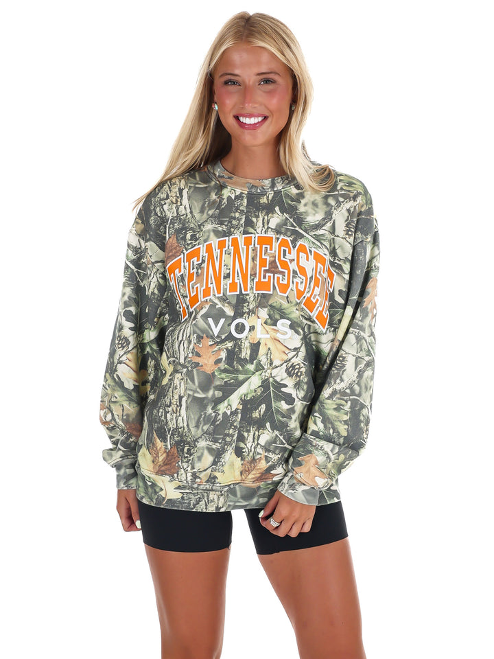 Tennessee Vols Camouflage Filled Gault Sweatshirt