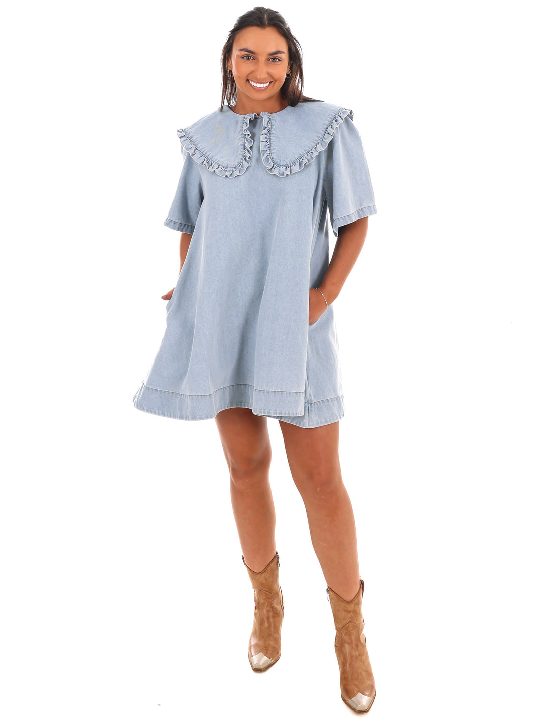 Know Me Well Denim Dress