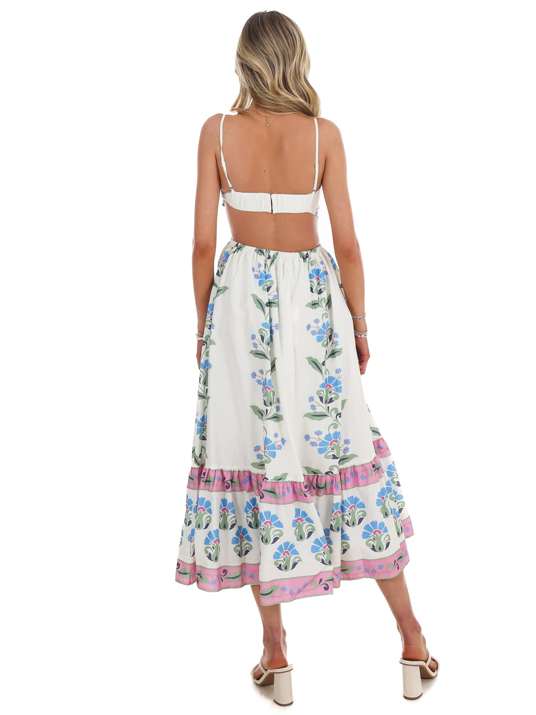 Chance of Sunshine Floral Midi Dress