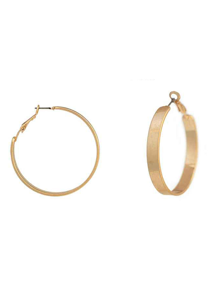 My Love Metal Hoop Earrings