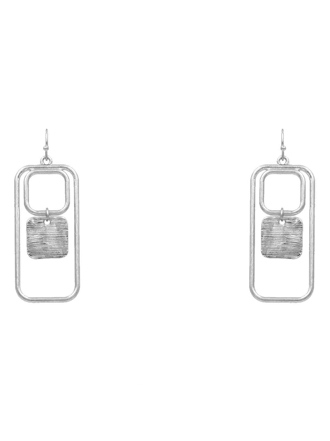 Shape Metal Dangle Earring