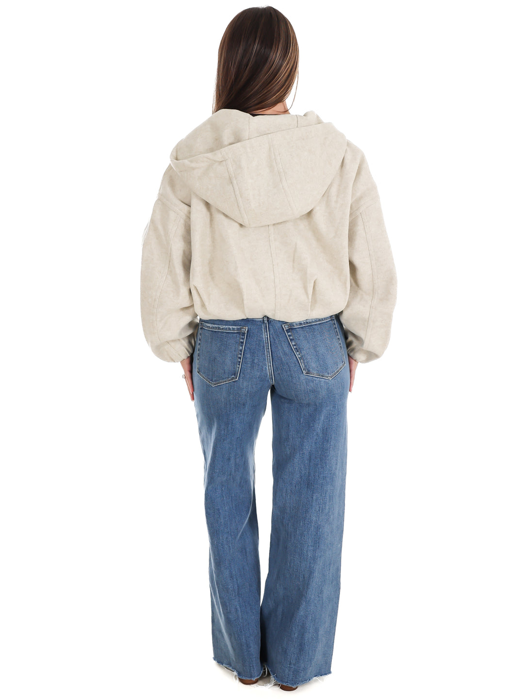 Fireside Cropped Bubble Hem Jacket