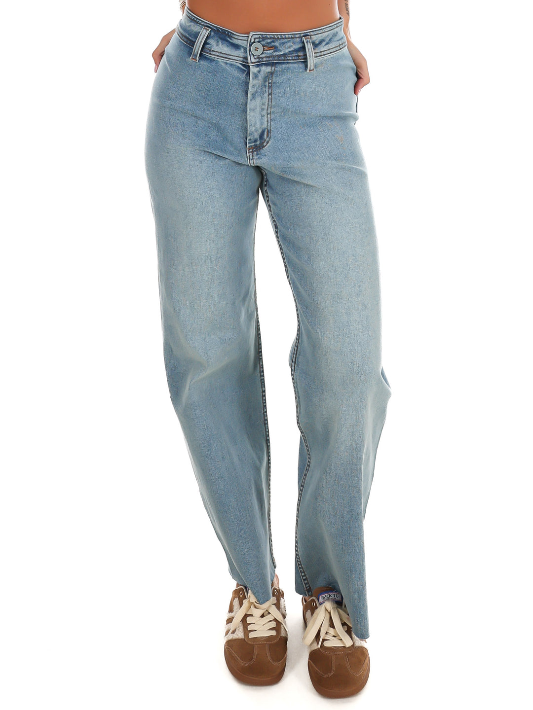 Urban Stroll Straight Wide Leg Jeans