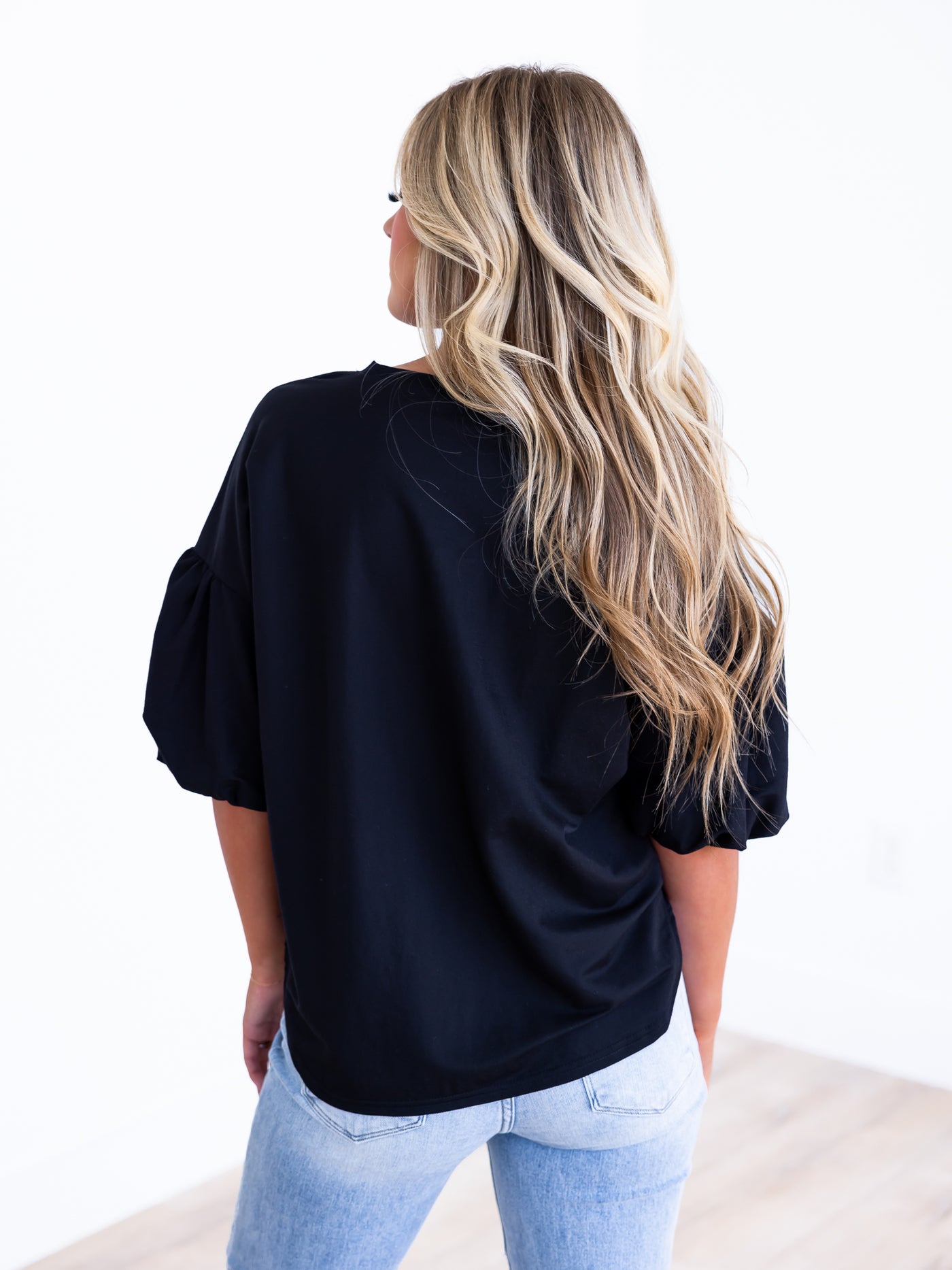 Days Like This Bubble Sleeve Top