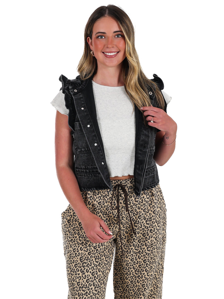 Falling into Style Denim Vest