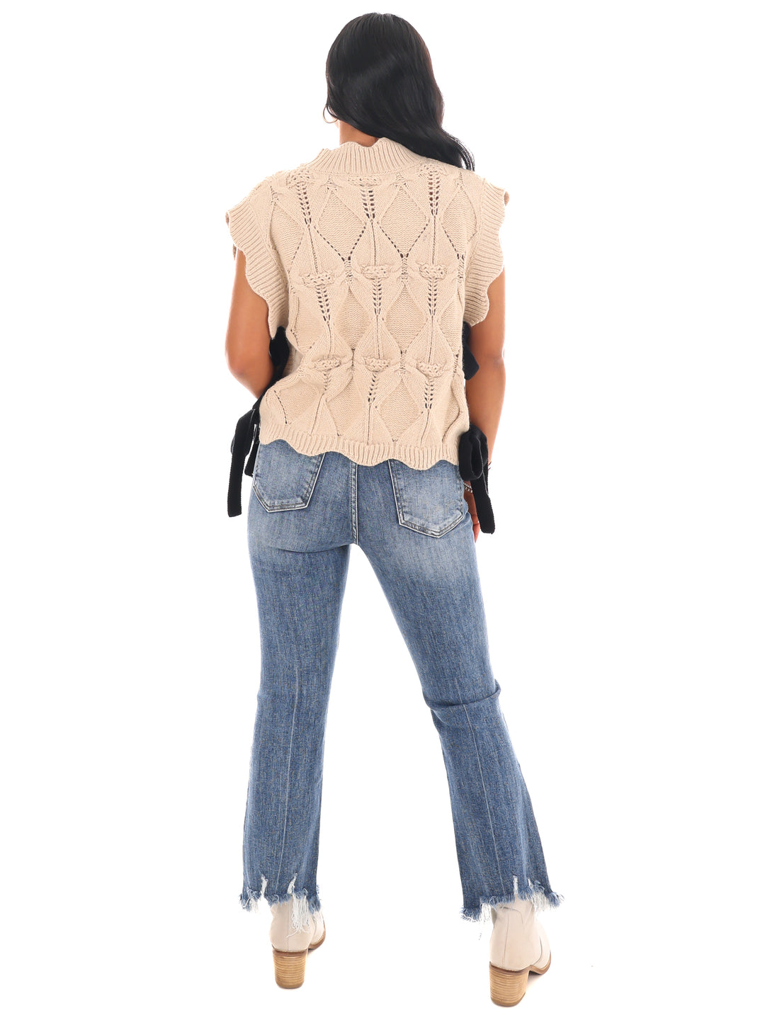 Wonderful Soul Scalloped Sweater Vest