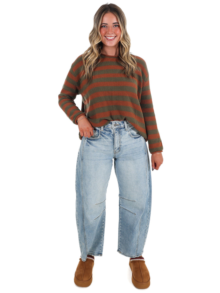 Striped Intentions Sweater