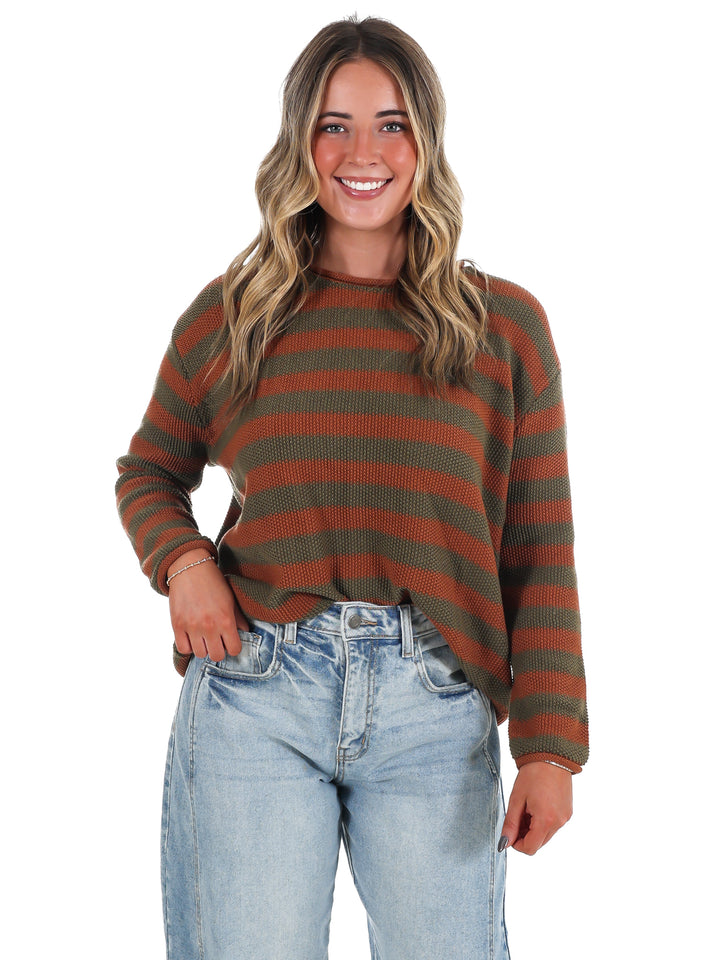 Striped Intentions Sweater