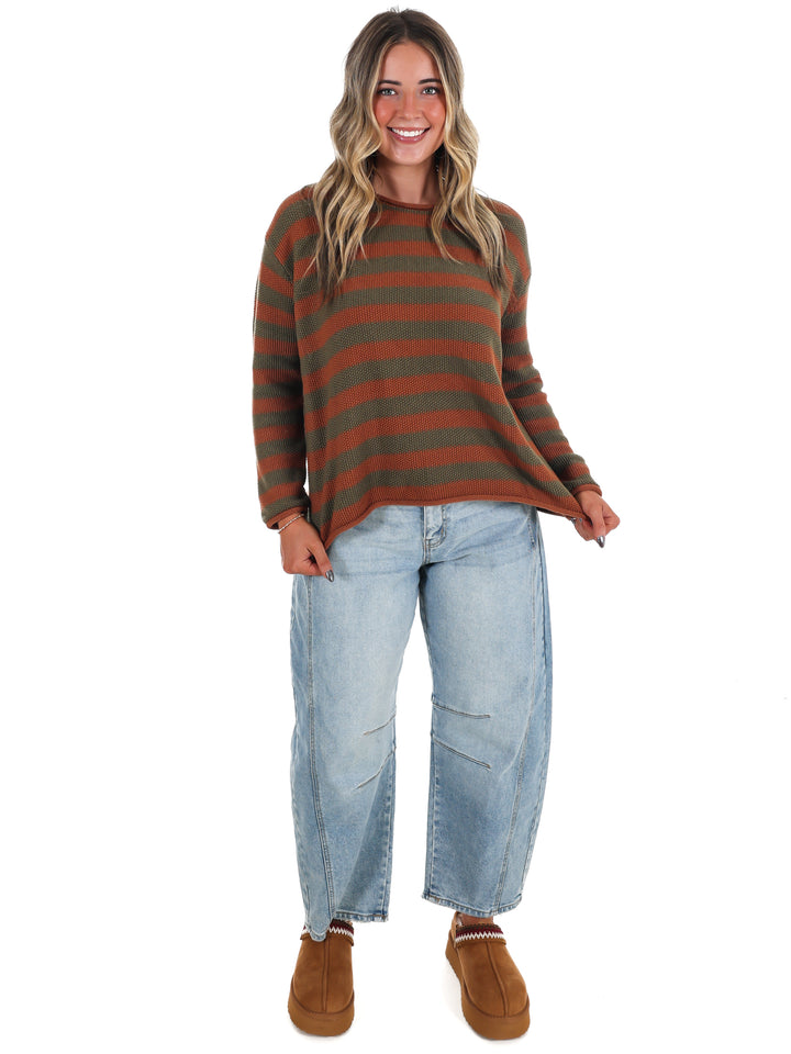 Striped Intentions Sweater