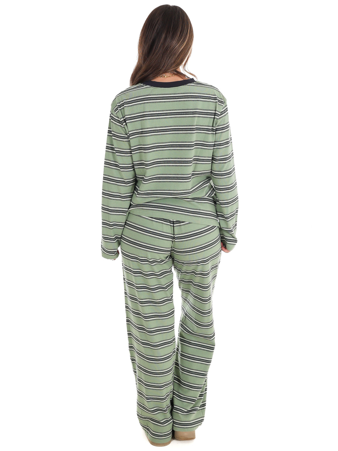 Out for the Day Stripe Two Piece Set