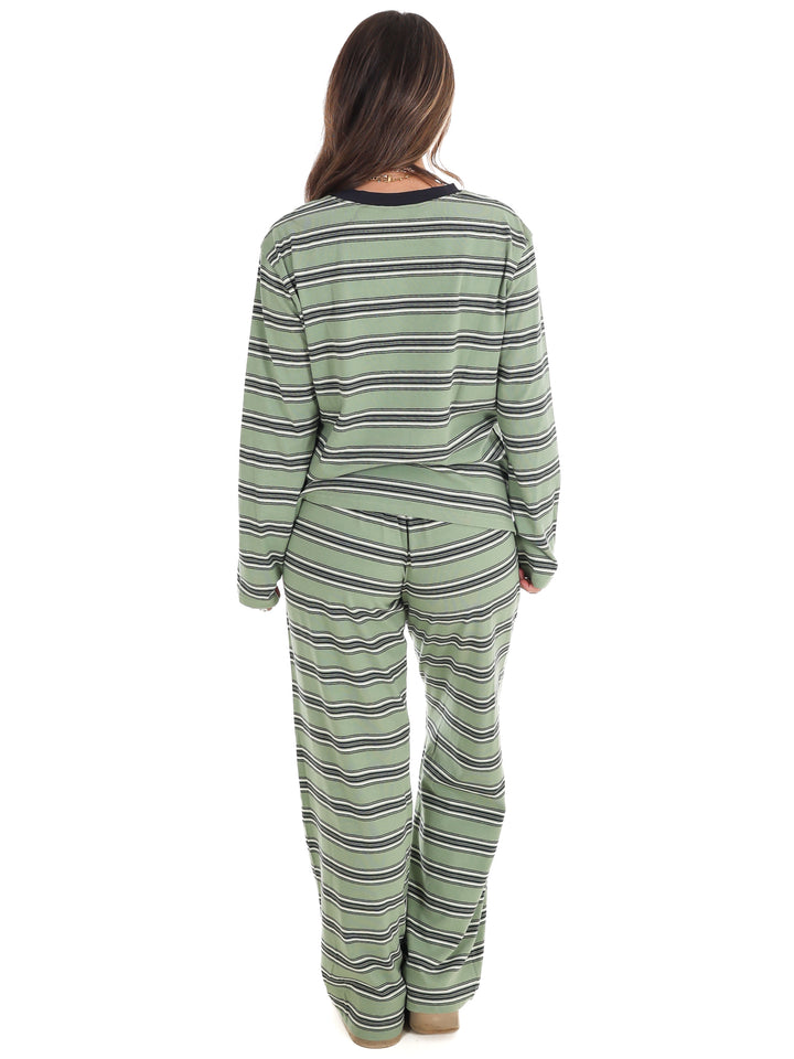 Out for the Day Stripe Two Piece Set