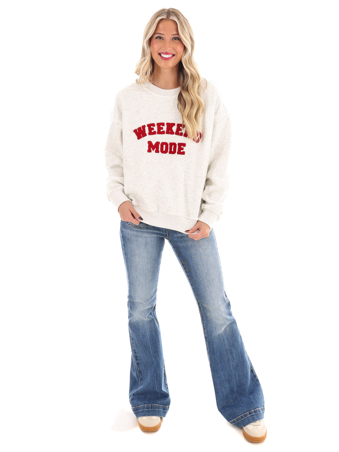 Weekend Mode Fleece Sweatshirt