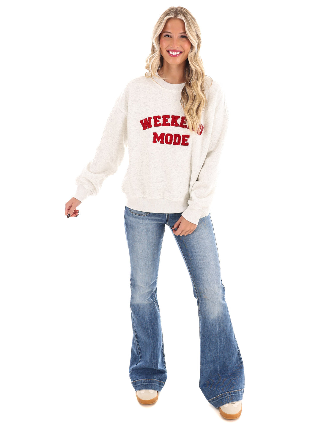 Weekend Mode Fleece Sweatshirt