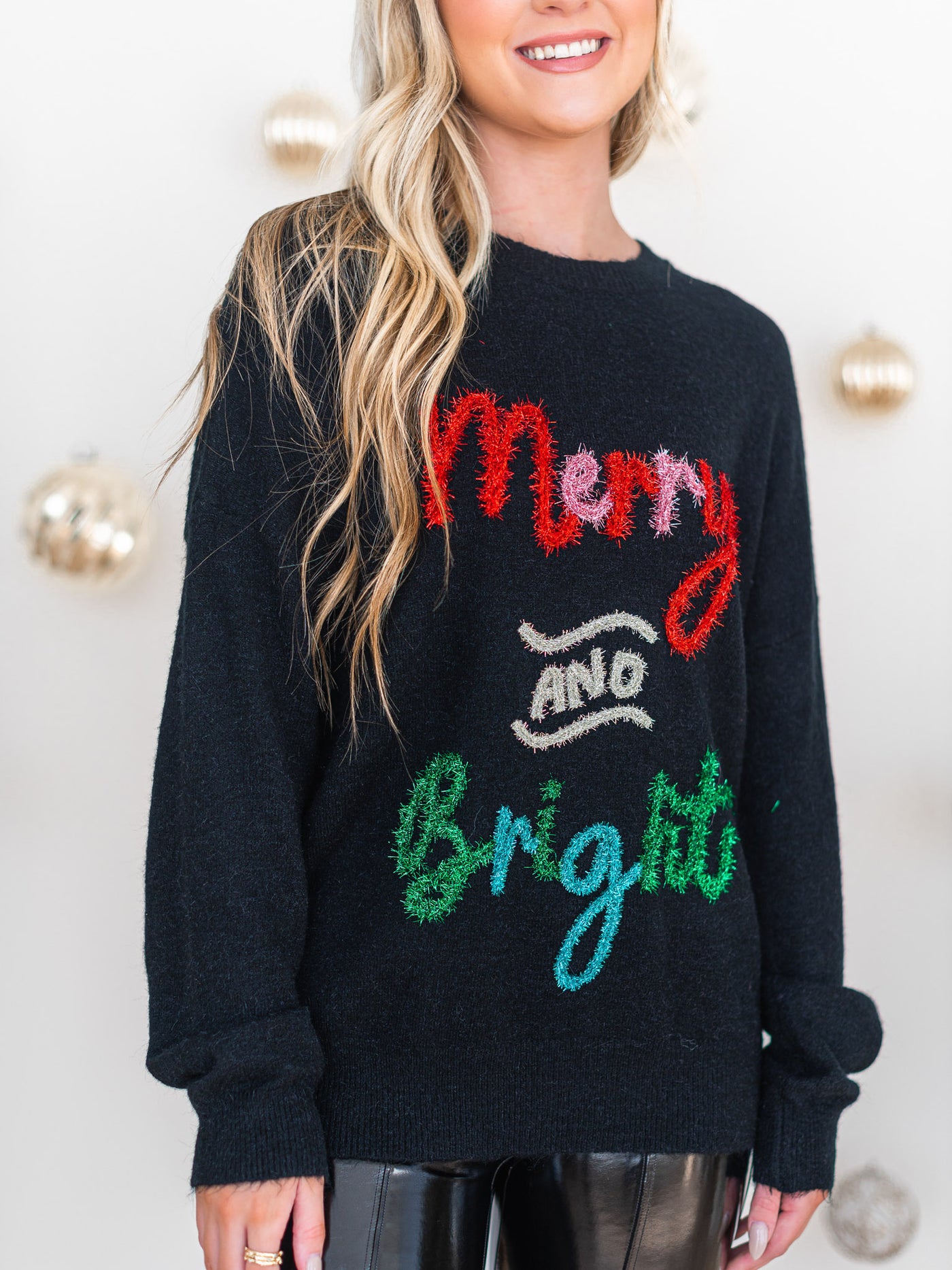 Merry & Bright Christmas Sweater