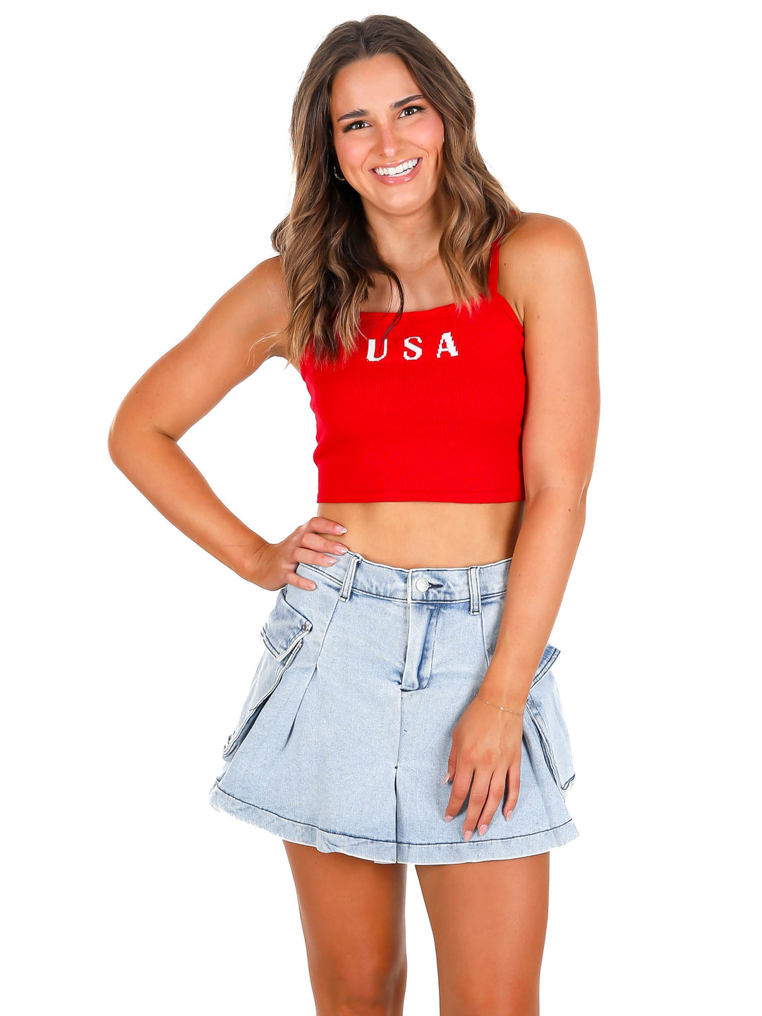 You're A Firework USA Crop Top