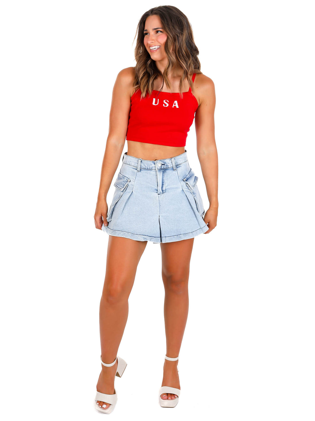 You're A Firework USA Crop Top