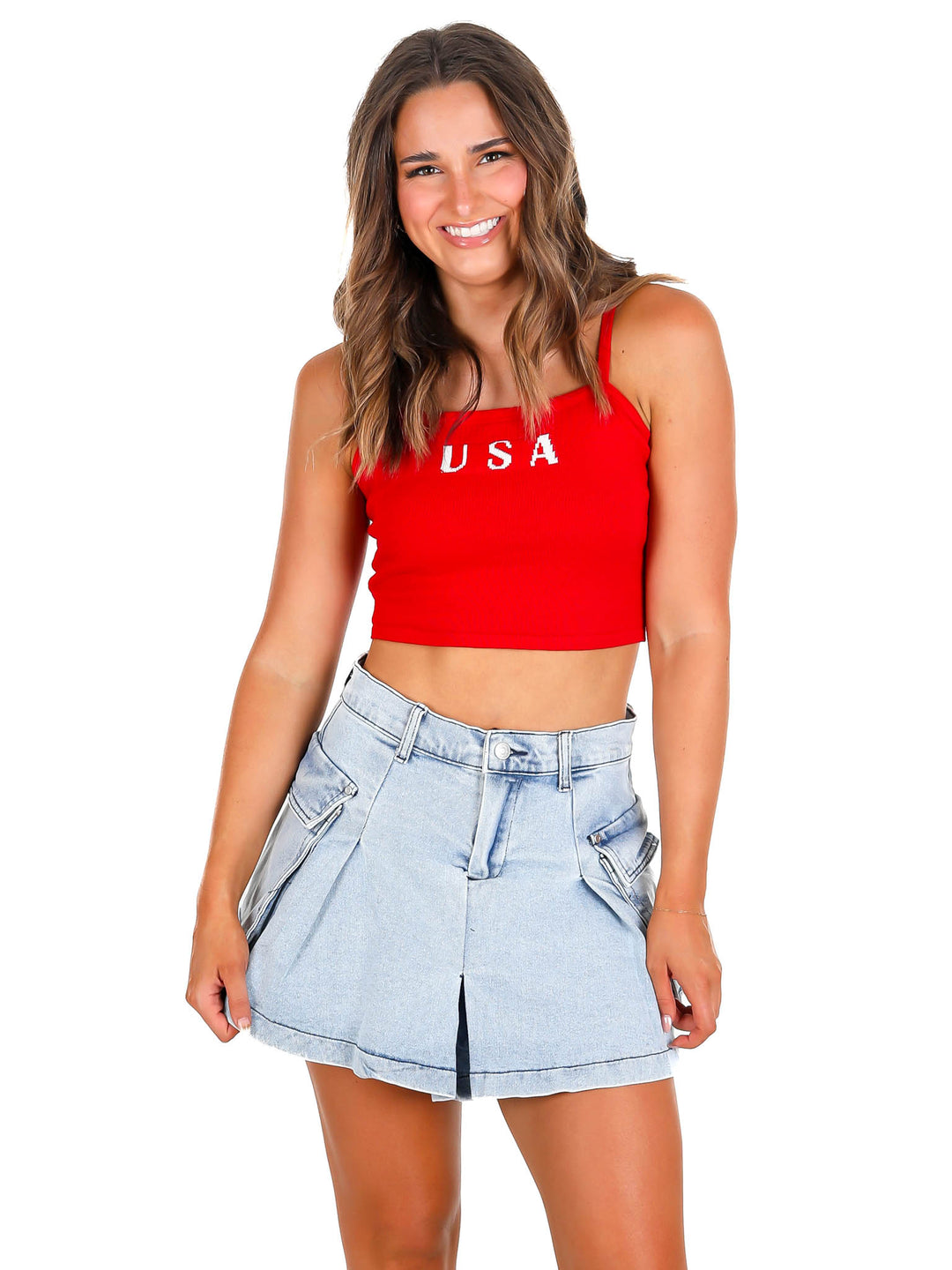 You're A Firework USA Crop Top