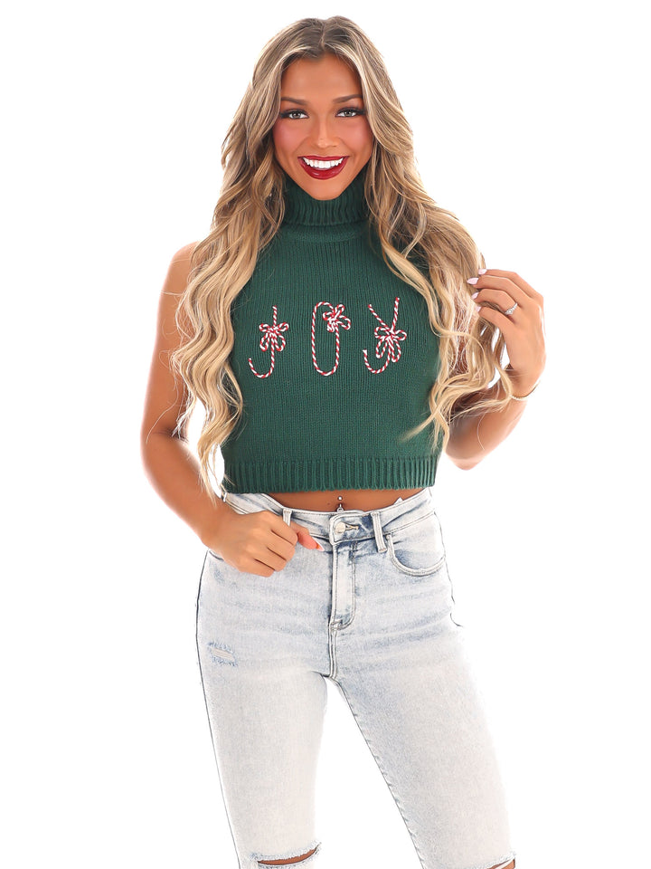 Comfort & Joy Knit Crop Top